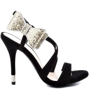 BCBGeneration Issac glitter bow heels